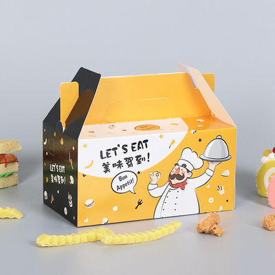 Waterdichte PE van OilProof C1S C2S Art Paper Snack Packaging Box Deklaag