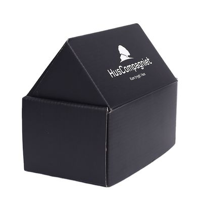 Het vouwen van Verpakkende de Doos UVdeklaag van Tab Lock Gable Corrugated Paper
