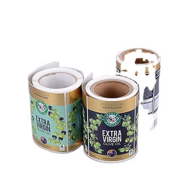 Zelfklevende Matrijzenbesnoeiing CMYK Pantone Logo Label Sticker Custom Printed