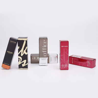 CMYK-Lippenstift C1S Art Paper Cosmetic Packaging Boxes Vriendschappelijke Eco