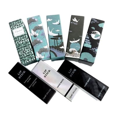 CMYK-Lippenstift C1S Art Paper Cosmetic Packaging Boxes Vriendschappelijke Eco
