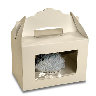 De rekupereerbare de Douanevoedsel van CupCake Meeneemvlek van Verpakkingsdozen UV