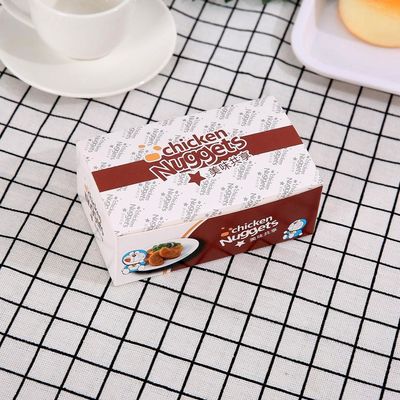 De Antiolie BOPP Verzegelbaar Fried Chicken Box Varnishing van ivoorborad