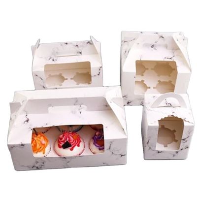 OEM ODM Vouwbare 420gsm Kraftpapier Document het Vakje van de Luxecake Gepaste kleur
