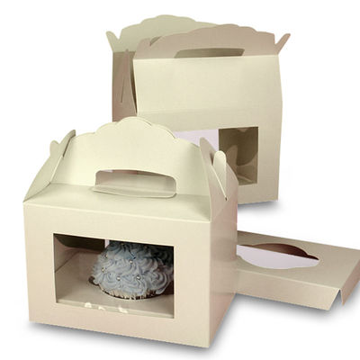 OEM ODM Vouwbare 420gsm Kraftpapier Document het Vakje van de Luxecake Gepaste kleur
