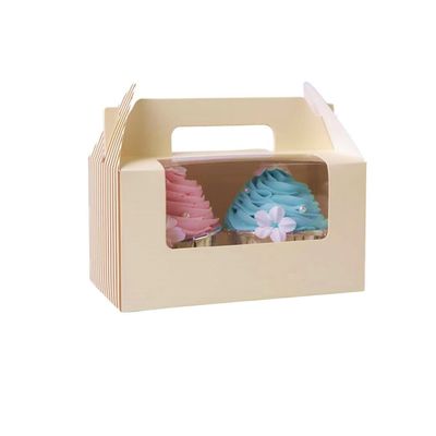 OEM ODM Vouwbare 420gsm Kraftpapier Document het Vakje van de Luxecake Gepaste kleur