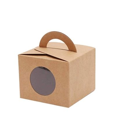 OEM ODM Vouwbare 420gsm Kraftpapier Document het Vakje van de Luxecake Gepaste kleur