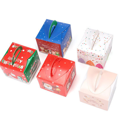 Kerstmiscake die Douanevoedsel Verpakkingsdozen met Venster vernissen