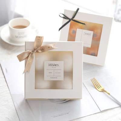 C2S Art Paper White Bakery Box-prachtig Verpakte Vensterpastei