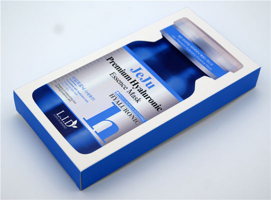 De Zilveren Raad Gedrukte Kosmetische Dozen Logo Printed van het essentiemasker 300gsm