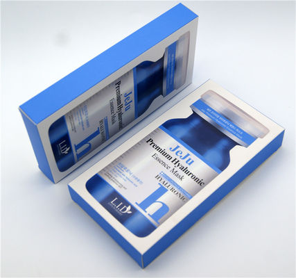 De Zilveren Raad Gedrukte Kosmetische Dozen Logo Printed van het essentiemasker 300gsm