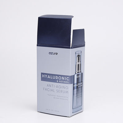 Fles die van het de Kaartparfum van CMYK 350gsm de Zilveren Logo Printed Boxes verpakken