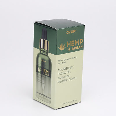 Fles die van het de Kaartparfum van CMYK 350gsm de Zilveren Logo Printed Boxes verpakken