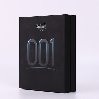 Luxe Exquisit Rechthoek Zwart Matte Men Gift Boxes Lid en Basis