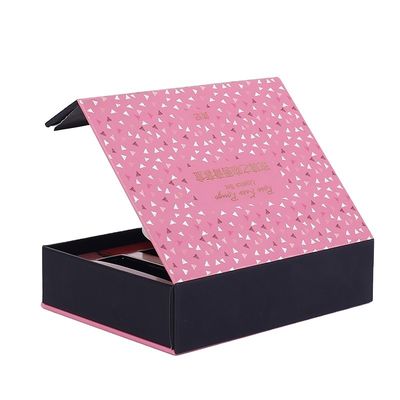 Het gepersonaliseerde van de de Foliegift van CMYK Roze Gouden van de Verpakkingsdozen Magnetische Deksel