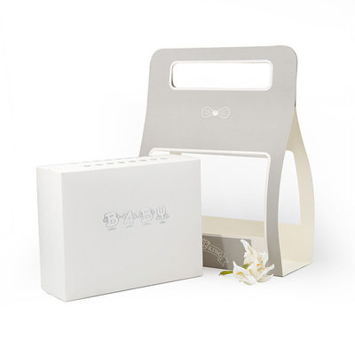Deksel en Basis150gsm Kraftpapier Document de Vakjes van de Giftverpakking met Handvatkoker