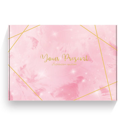 De Drukmaatkleding van compensatieflexo het Roze van Verpakkingsdozen Golf