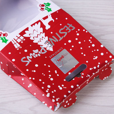 Creatieve Presentatie die de Giftvakjes van CMYK Windowed Douaneembleem verpakken