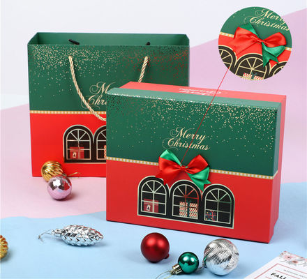 Gerecycleerd 2 stuk 250g Art Paper Cardboard Gift Boxes met Deksels