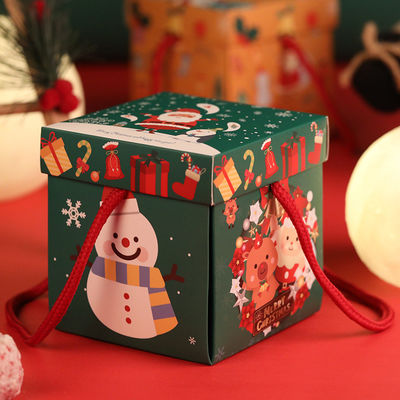 Volledige Drukpms CMYK Eco Vriendschappelijke Document Vakjes Decoratieve Kerstmis
