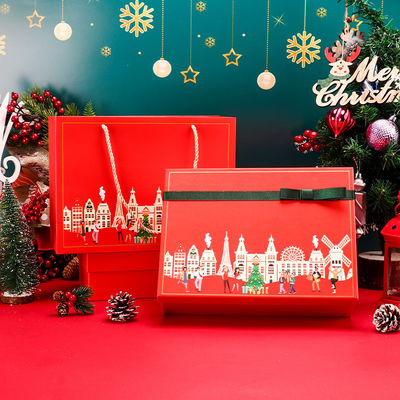 Kerstmis Verpakkende Dozen van kartonhardcover Om het even welke PMS-Kleur