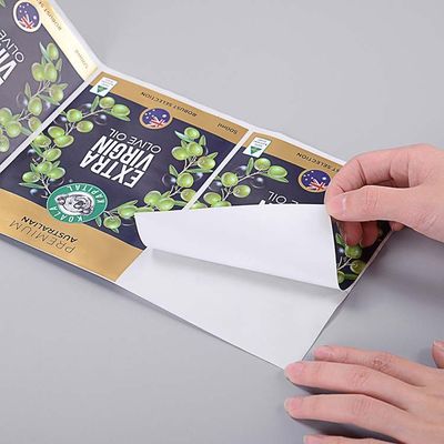 De zelfklevende BOPP-Stickers van de het Etiket UV Bestand Voor het drukken geschikte Cirkel van de Productsticker