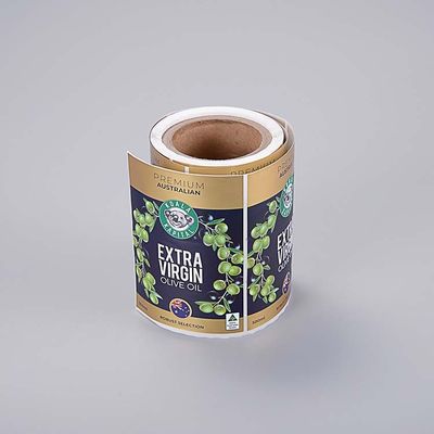 Zelfklevende Thermische het Etiketstickers van de Cosmetische productcmyk PMS Douane
