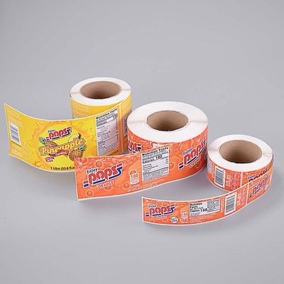 Kleurrijke van het de Douaneetiket van Kantpvc van de de Stickershand de Rekenings Voor het drukken geschikte Plakband