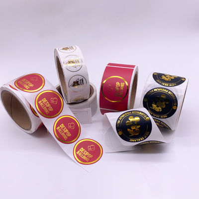 Zelfklevende Matrijzenbesnoeiing CMYK Pantone Logo Label Sticker Custom Printed