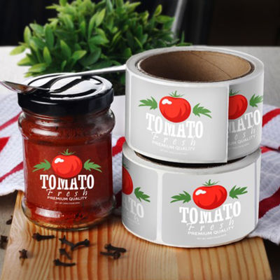 Zelfklevend de Stickerbroodje van druk Eigen Logo Products Packages Vinyl BOPP
