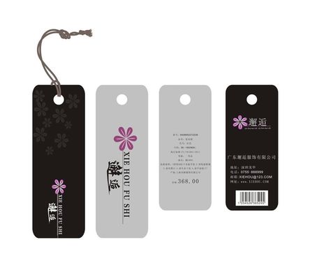 Manier Gevouwen Kleding dik 2mm Gepersonaliseerd Hang Tag Debossing