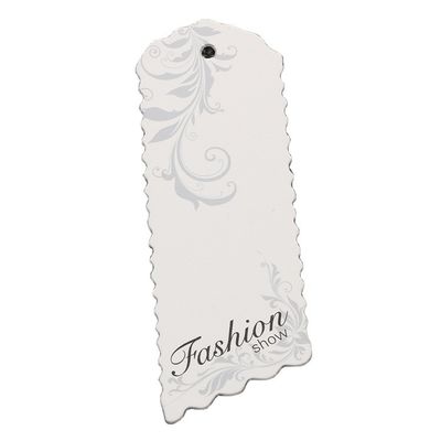 Het rechthoek In reliëf gemaakte Karton van Debossed Logo Recycled Hang Tag 300gsm