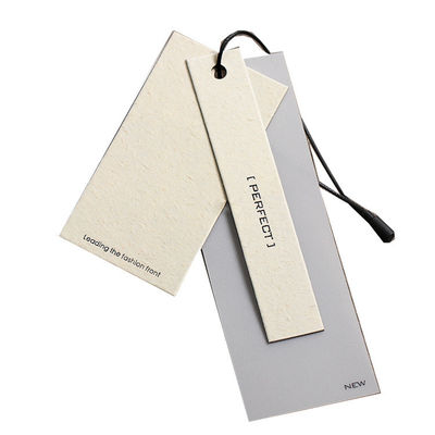 Kledingstukt-shirt Whiteboard Gepersonaliseerd Hang Tag Bronze Printing