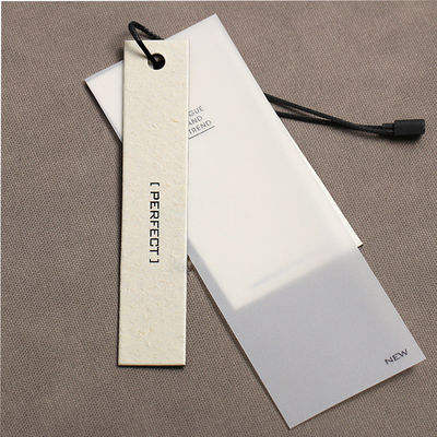 Kledingstukt-shirt Whiteboard Gepersonaliseerd Hang Tag Bronze Printing