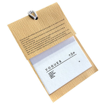 Golf Kledend Iriserend Document Gepersonaliseerd Hang Tag With String