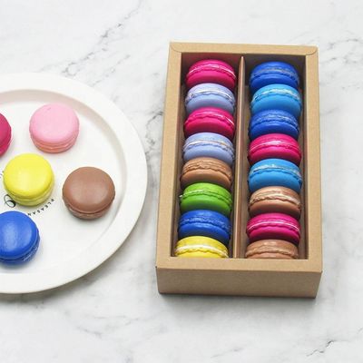 oEM Macaron Douanevoedsel Verpakkingsdozen met Duidelijk Venster