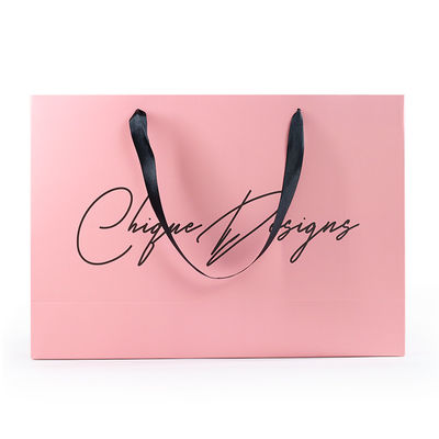 Voor het drukken geschikte het Document van douanelogo cosmetics gift CMYK Zakken met Handvat