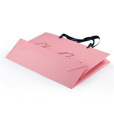 Voor het drukken geschikte het Document van douanelogo cosmetics gift CMYK Zakken met Handvat
