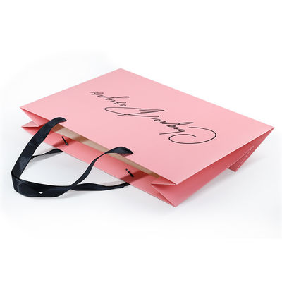 Voor het drukken geschikte het Document van douanelogo cosmetics gift CMYK Zakken met Handvat